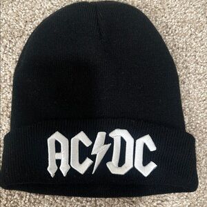 Black AC/DC Beanie Never Worn